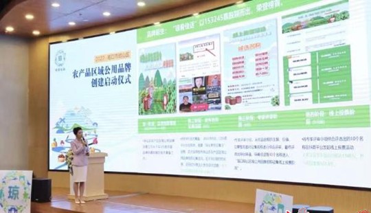 ?？诃偵絾?dòng)“瓊肴佳話”農(nóng)產(chǎn)品區(qū)域公用品牌創(chuàng)建