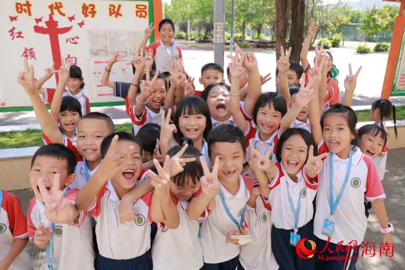 暑期托管課堂，孩子們樂在其中。受訪人供圖