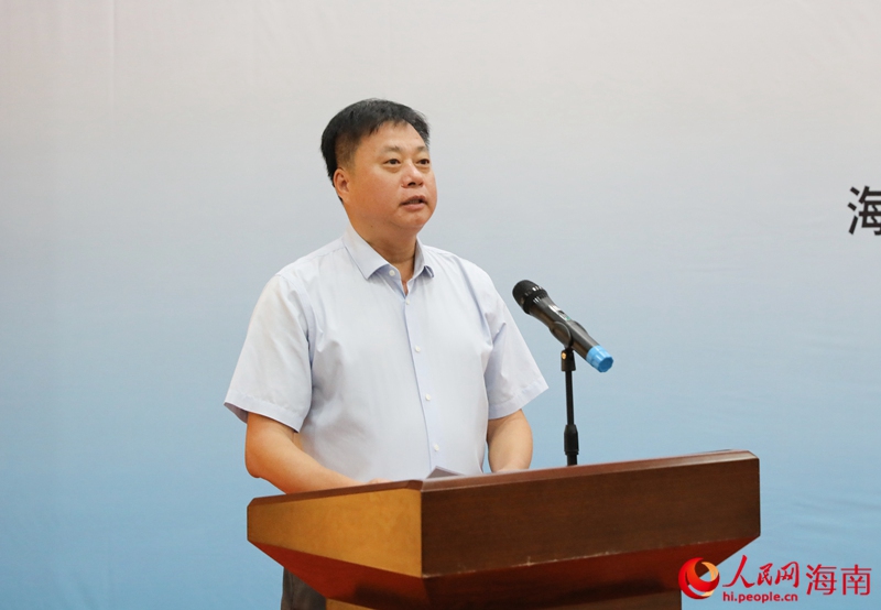 張長豐發(fā)表講話。人民網(wǎng)記者 牛良玉攝