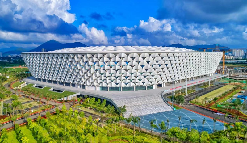 三亞白鷺體育場入選2022至2023年度第二批中國建設(shè)工程魯班獎(jiǎng)工程名單并通過公示。北京城建六集團(tuán)供圖
