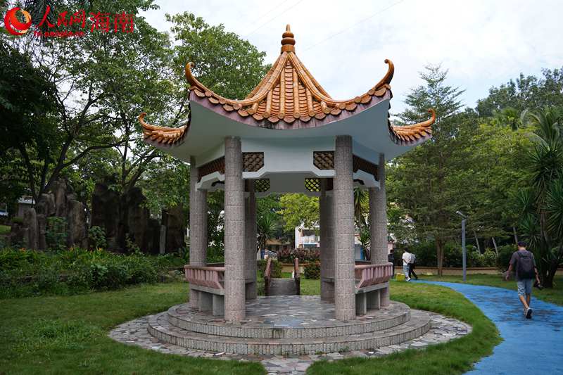 公園一角。 人民網(wǎng)記者 孟凡盛攝